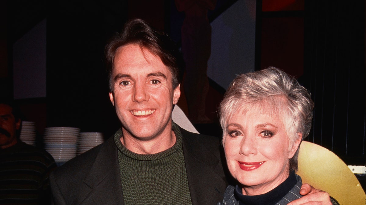 Shaun Cassidy and Shirley Jones at the Limelight club in New York City on March 2, 1994.
