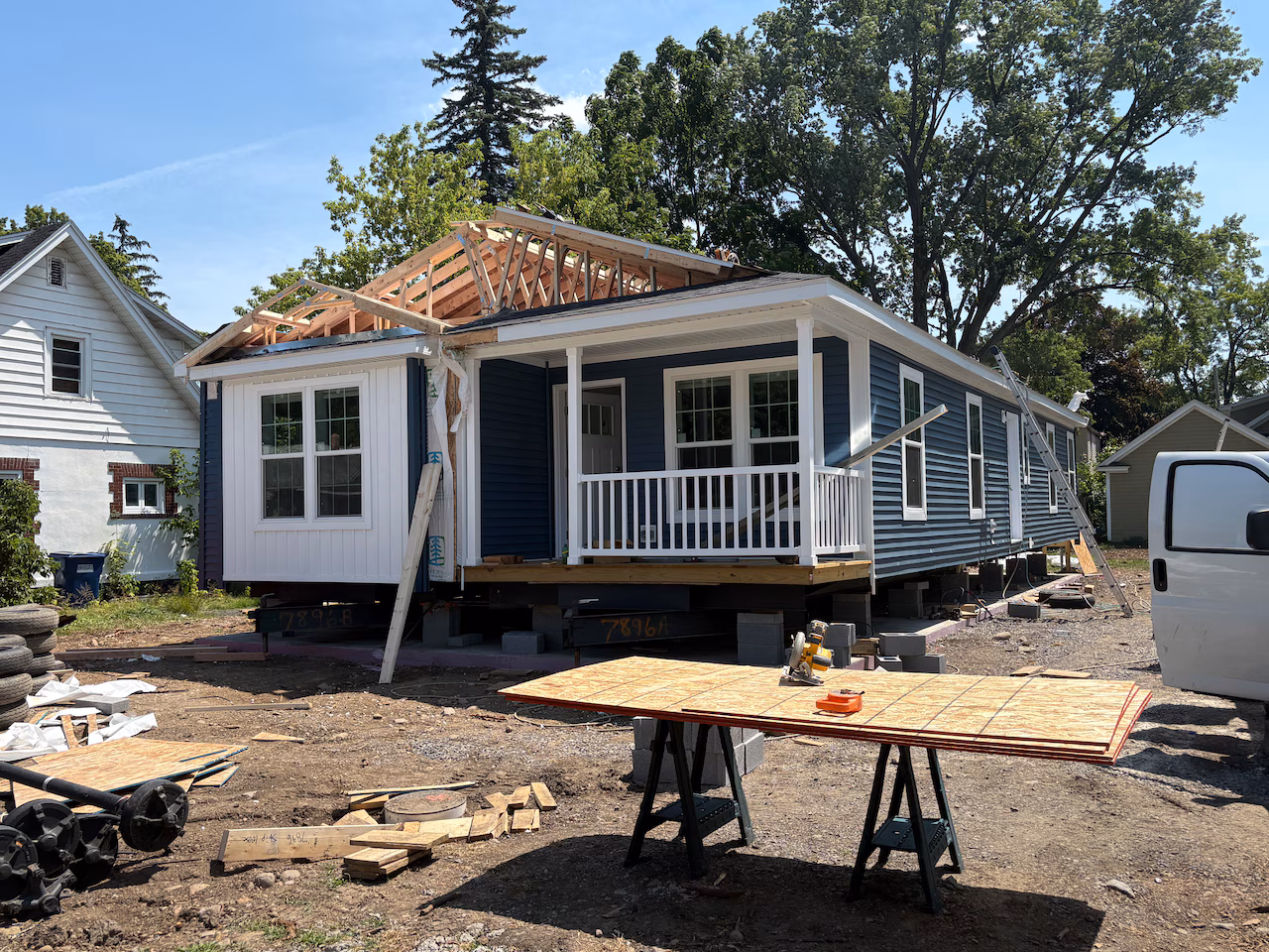 Manufactured home Syracuse roof