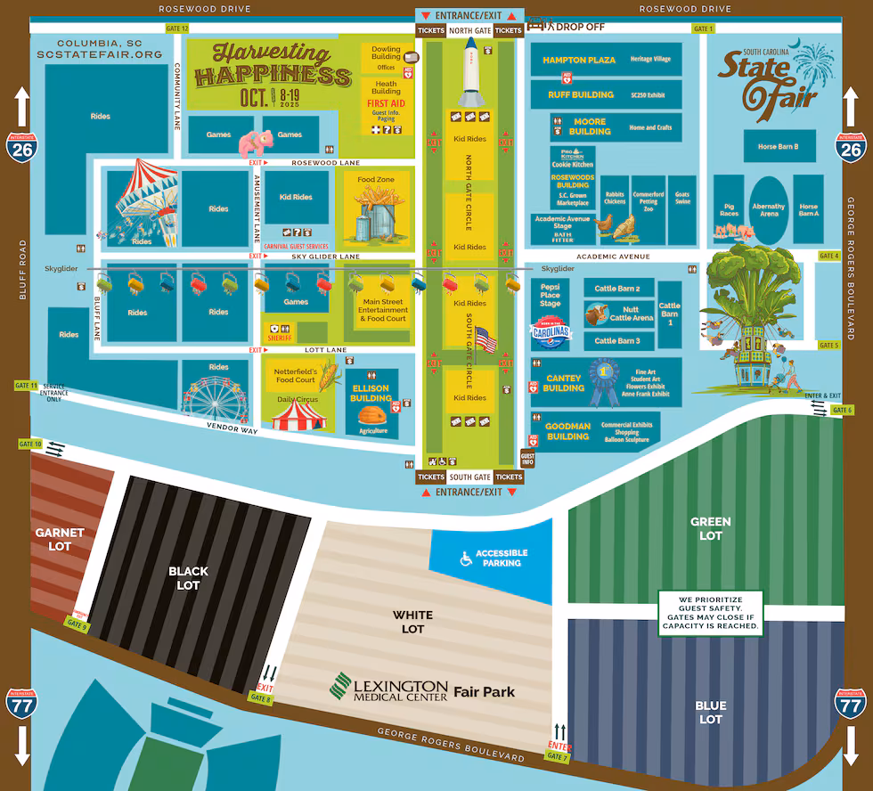 SC State Fair parking