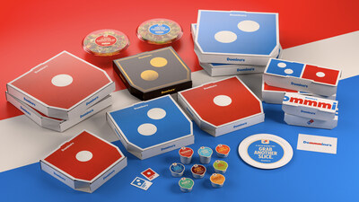 Domino's new packaging will feature a more simple, bright and eye-catching design overall, while boxes will better embody the brand's iconic logo.